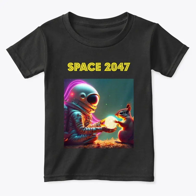 Spaceman and squirrel design