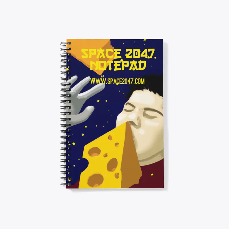 Space cheese notebook