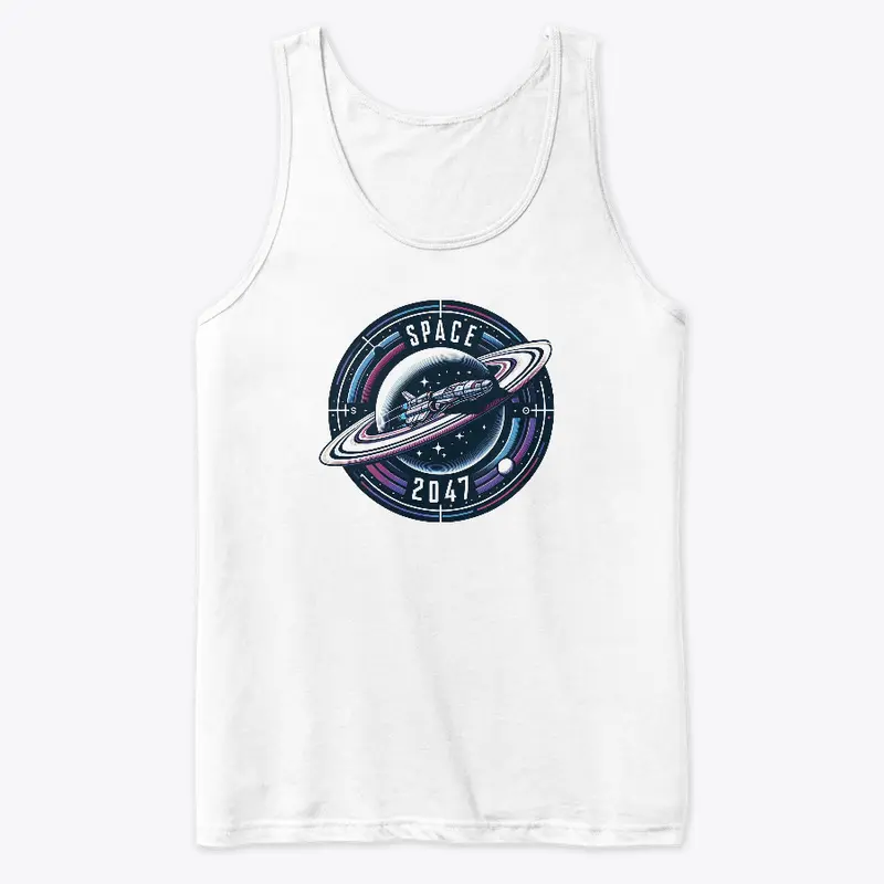 Space 2047 tank top