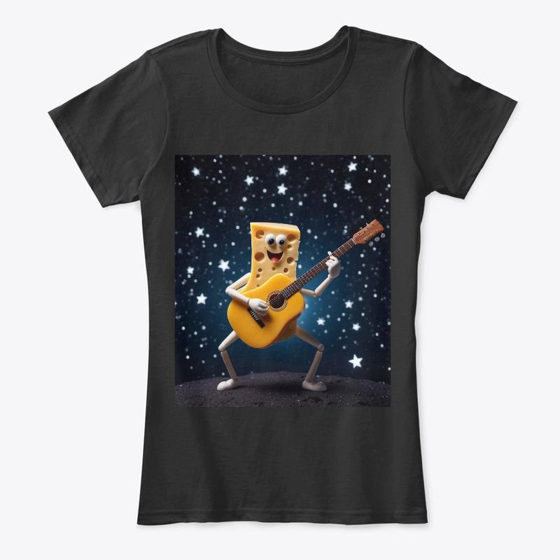 Space cheese guitarist