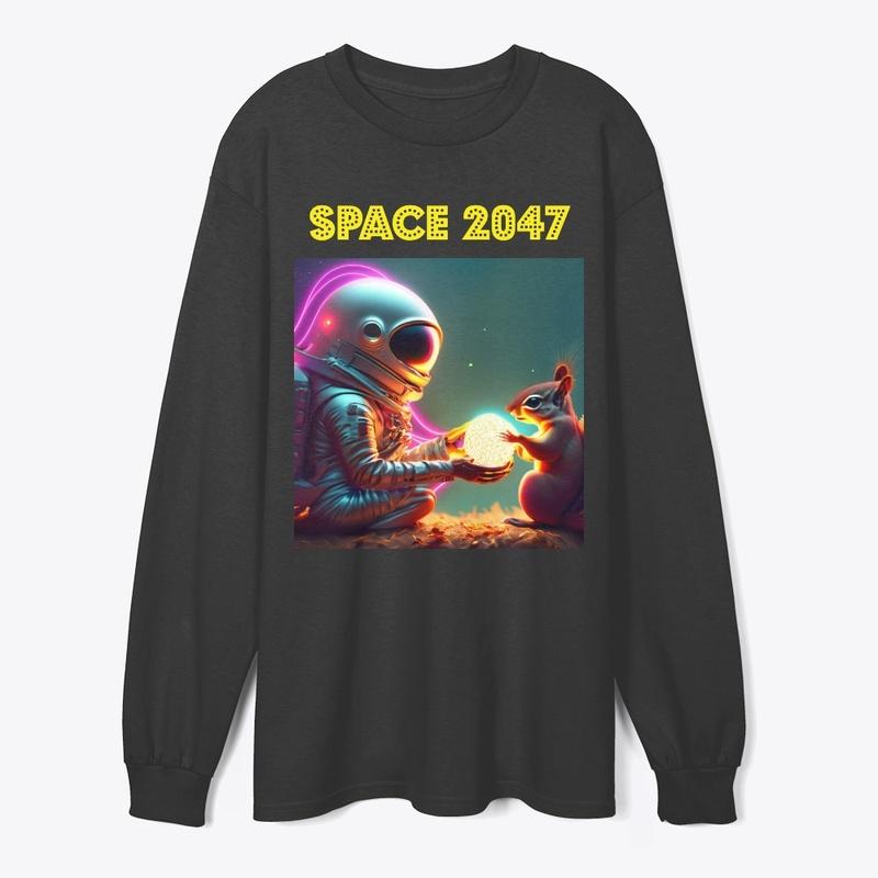 Spaceman and squirrel design