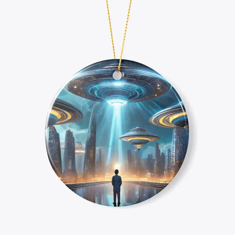 UFO with man