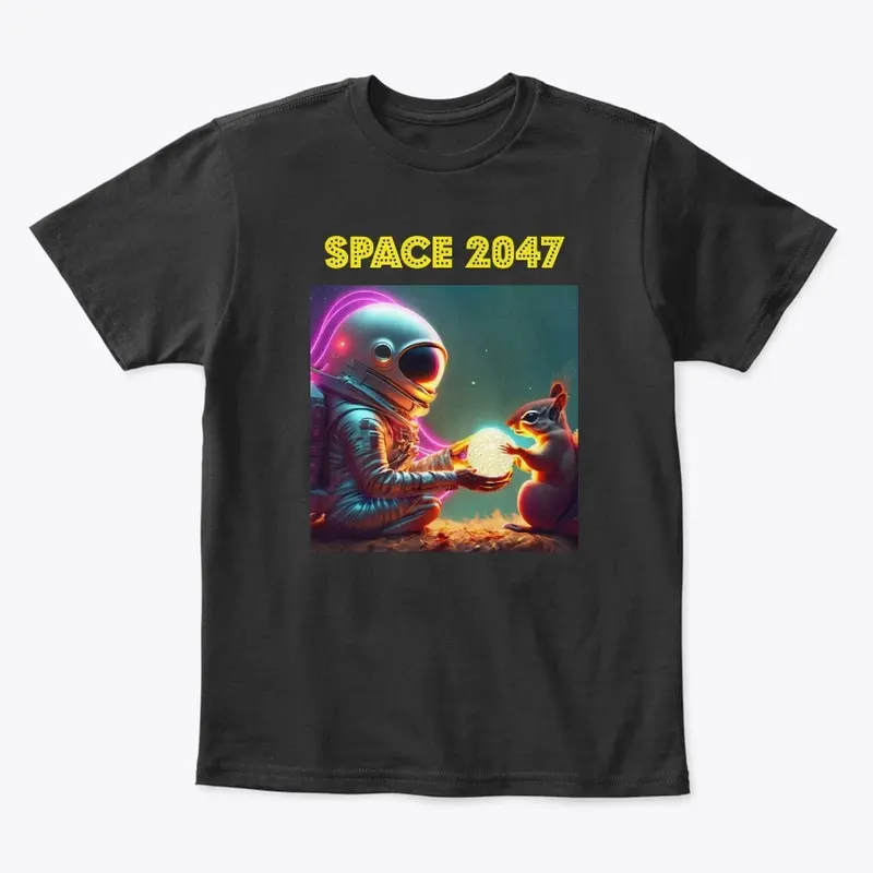 Spaceman and squirrel design